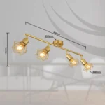 XARA I SPOT LAMPA 54802GB-4 GLOBO LIGHTING - Slika 6