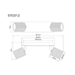 WENZEL 57037-2 SPOT LAMPA GLOBO LIGHTING - Slika 6