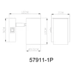 ROBBY 57911-1P SPOT LAMPA GLOBO LIGHTING - Slika 5
