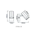 JAMES 57918-1B SPOT LAMPA GLOBO LIGHTING - Slika 5