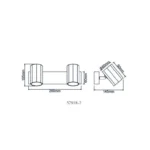 JAMES 57918-2 SPOT LAMPA GLOBO LIGHTING - Slika 2