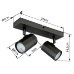 JAMES 57918-2 SPOT LAMPA GLOBO LIGHTING - Slika 7