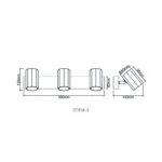 JAMES 57918-3 SPOT LAMPA GLOBO LIGHTING - Slika 2