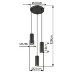 JAMES 57918-3H VISILICA GLOBO LIGHTING - Slika 6