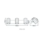 JAMES 57918-3W SPOT LAMPA GLOBO LIGHTING - Slika 6