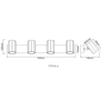 JAMES 57918-4B SPOT LAMPA GLOBO LIGHTING - Slika 8