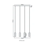 JAMES 57918-4H VISILICA GLOBO LIGHTING - Slika 2