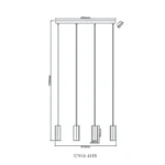 JAMES 57918-4HB VISILICA GLOBO LIGHTING - Slika 5