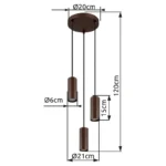 JAMES 57919-3H VISILICA GLOBO LIGHTING - Slika 6