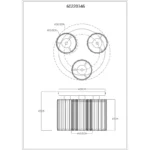 RUN 60220346 PLAFONSKA LAMPA GLOBO LIGHTING - Slika 5