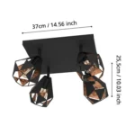 CARLTON 7 SPOT LAMPA 43718 EGLO - Slika 3