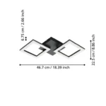 PARANDAY-Z LED PLAFONJERA 900315 EGLO - Slika 3