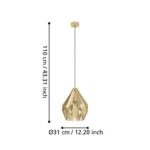 CARLTON VISILICA 43814 EGLO - Slika 3