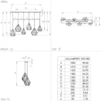 CARLTON 1 VISILICA 43846 EGLO - Slika 4
