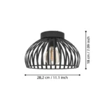 MOGANO 3 PLAFONJERA 900792 EGLO - Slika 4