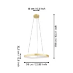 VALLEROSA LED VISILICA 900917 EGLO - Slika 4