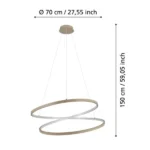 RUOTALE 901141 LED VISILICA EGLO - Slika 4