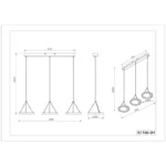 GRENVIX 67188-3H LED VISILICA GLOBO LIGHTING - Slika 8