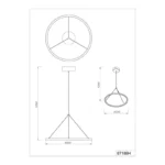 GRENVIX 67188H LED VISILICA GLOBO LIGHTING - Slika 6