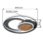 NIRRA 67256-45 LED PLAFONSKA LAMPA GLOBO LIGHTING - Slika 6