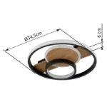 LED PLAFONSKA LAMPA PIKARA 67322-24 GLOBO LIGHTING - Slika 8