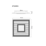 WOODY 67345D3 LED PLAFONSKA LAMPA GLOBO LIGHTING - Slika 12