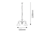LUSTER KATHERINE 7189 RABALUX - Slika 2