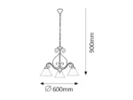 LUSTER ATHEN 7813 RABALUX - Slika 2