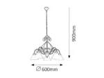 LUSTER ATHEN 7815 RABALUX - Slika 2