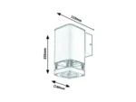 SPOLJNA ZIDNA LAMPA SINTRA 7955 RABALUX - Slika 3