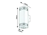 SPOLJNA ZIDNA LAMPA SINTRA 7958 RABALUX - Slika 3