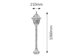 SPOLJNA ZIDNA LAMPA MONACO 8185 RABALUX - Slika 3