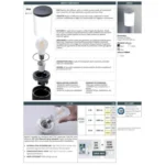 AMELIA ZIDNA LAMPA CRNA IP55 1xE27 LED FUMAGALLI - Slika 2