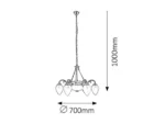 LUSTER MAYA 8536 RABALUX - Slika 2