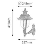 SPOLJNA ZIDNA LAMPA NEW YORK 8697 RABALUX - Slika 3