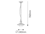 SPOLJNA ZIDNA LAMPA OSLO 8740 RABALUX - Slika 3
