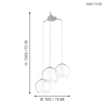 BOLSANO VISILICA 92762 EGLO - Slika 6