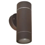 M950010 B BRAON 2xGU10 BAŠTENSKA ZIDNA LAMPA MITEA LIGHTING - Slika 3
