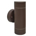 M950010 B BRAON 2xGU10 BAŠTENSKA ZIDNA LAMPA MITEA LIGHTING