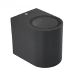 M952011 C CRNA 1xGU10 BAŠTENSKA ZIDNA LAMPA MITEA LIGHTING