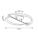 ADALIND LED PLAFONSKA LAMPA 71149 RABALUX - Slika 8