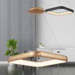 BRY-BELLA-MLP-PD-KVADRATNA-ZLATNA-46W-3U1-IP20-LED VISILICA BH17-03986 BRAYTRON - Slika 2