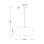 BRY-S011R-1H-1xE27-OPL-DEKORATIVNA VISILICA - Slika 2