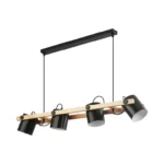 BRY-D001S-4H-4xE27-DRVO-DEKORATIVNA VISILICA BV02-00010 BRAYTRON - Slika 2