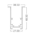 BY41-00421 BRY-M03-RC02-2M-48VDC-CRNA-SLIM-MAGNETNA SINA BRAYTRON - Slika 4