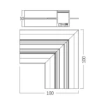 BY41-10511 BRY-M04-TRC02-CR-1-48VDC-CRNI-SLIM-UGRADNI KONEKTOR ZA MAG. ŠINU BRAYTRON - Slika 2
