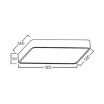BRY-BLADE-SS-KVADRATNA-BELA-45W-LED PLAFONJERA SA DALJINSKOM KOMANDOM BH16-05290 BRAYTRON - Slika 3