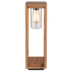 CANDELA BAŠTENSKA PODNA LAMPA DRVO 50CM 3135WS2 GLOBO LIGHTING - Slika 3