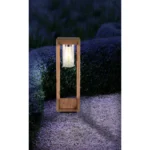 CANDELA BAŠTENSKA PODNA LAMPA DRVO 50CM 3135WS2 GLOBO LIGHTING - Slika 4