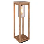 CANDELA BAŠTENSKA PODNA LAMPA DRVO 50CM 3135WS2 GLOBO LIGHTING